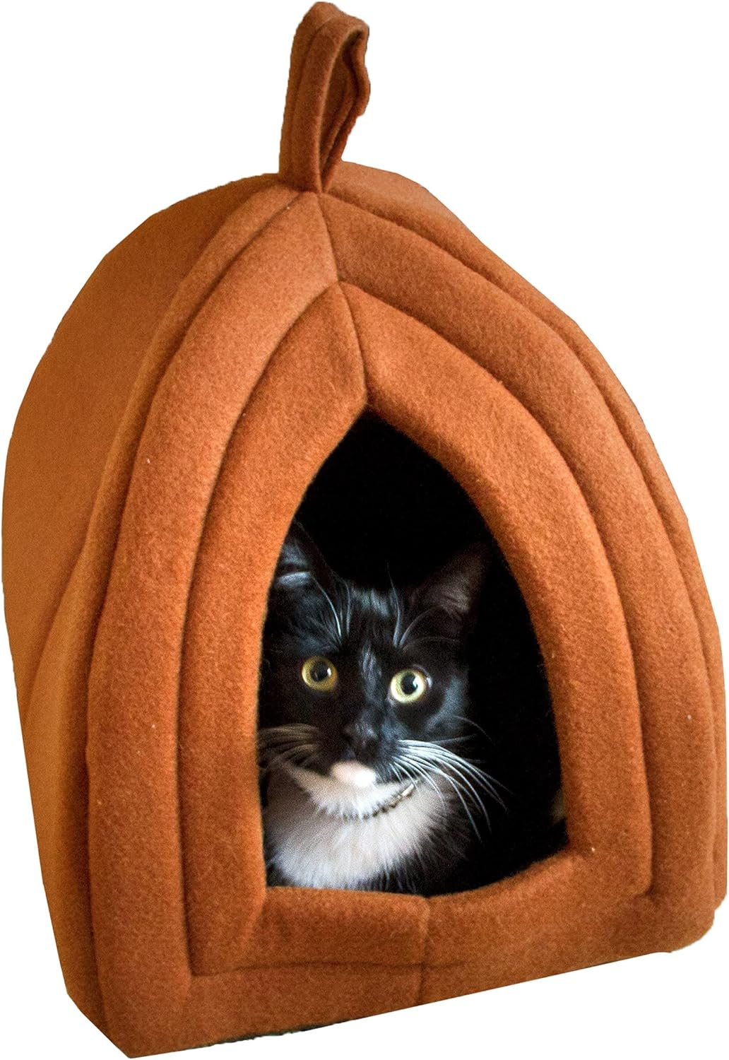 PETMAKER Cat House - Indoor Bed with Removable Foam Cushion - Pet Tent for Puppies, Rabbits, Guinea Pigs, Hedgehogs, and Other Small Animals by (Blue)
