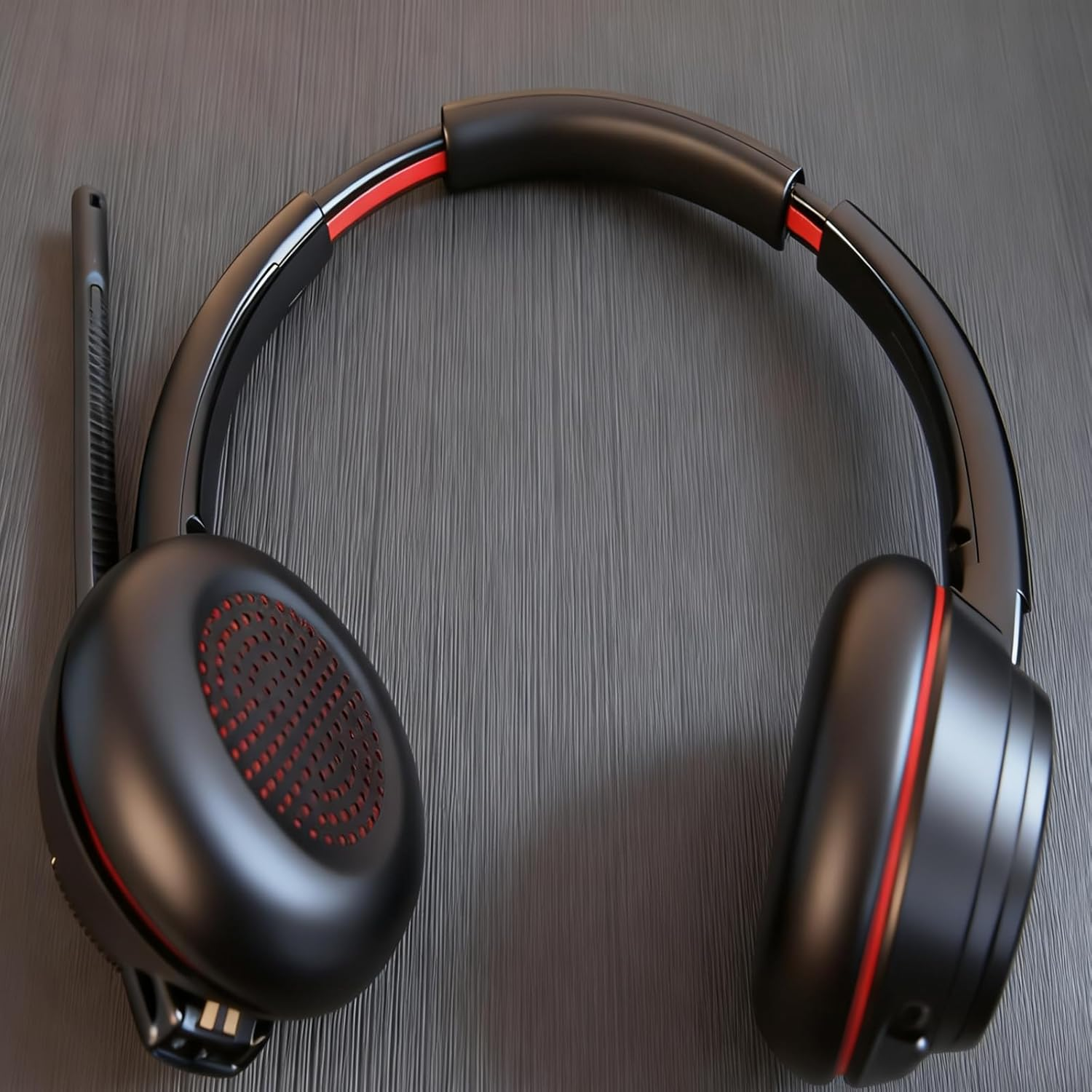 Savi 8220 Replacement Ear Pads Compatible with Poly Savi 8400, Savi 8410, Savi 8420, Savi 8220, Savi 8210, Savi 8200, Office Headset Cushion with Protein Leather Accessories, Black image number 3