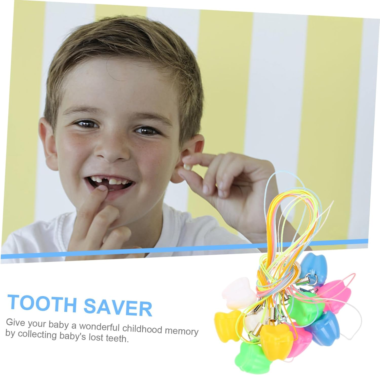 30Pcs Deciduous Tooth Box Professional Tooth Holder Boys and Girls Supplies Holders Reusable Saver image number 5