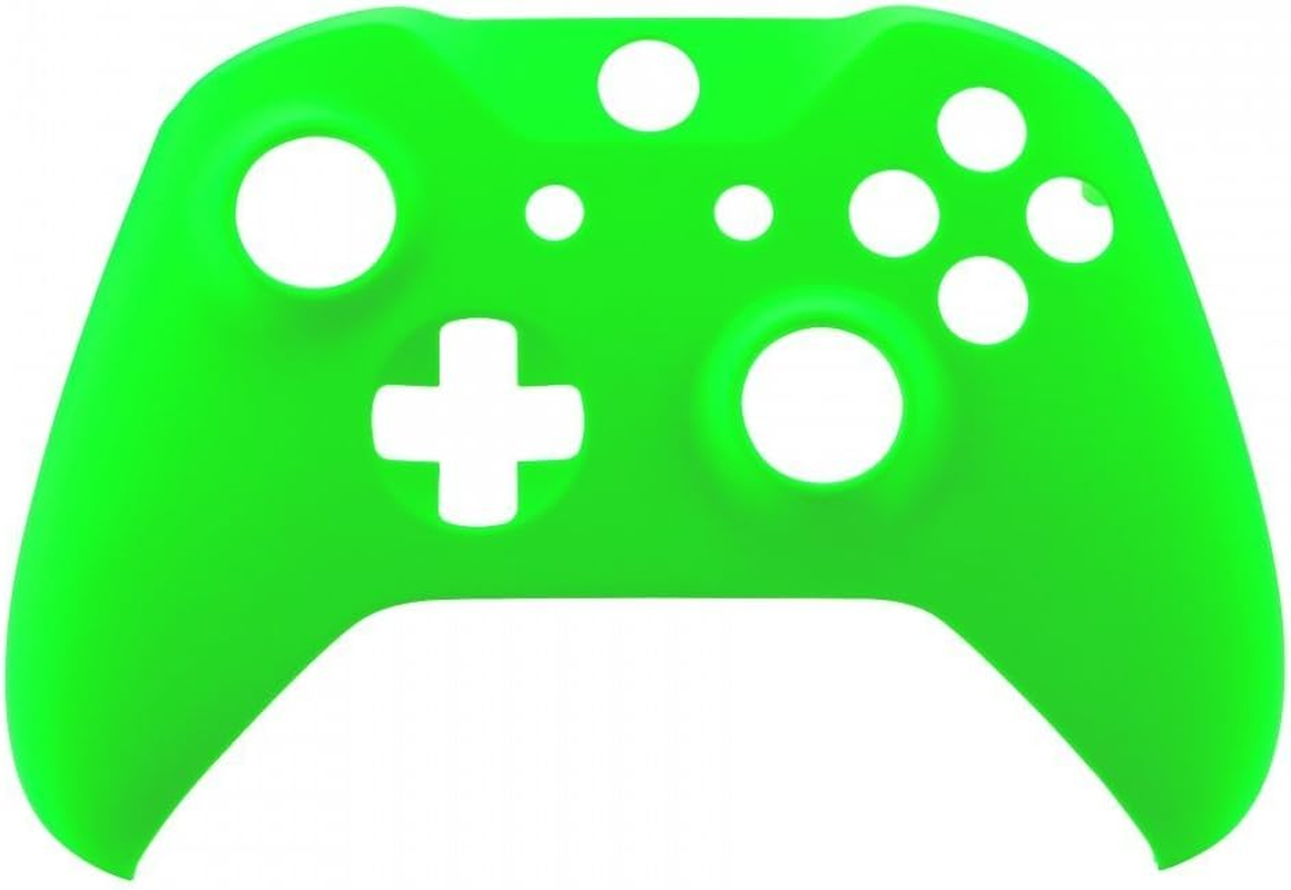 Extremerate Neon Green Soft Touch Grip Front Housing Shell Faceplate for Xbox One X & One S Controller Model 1708 - Controller NOT Included image number 6