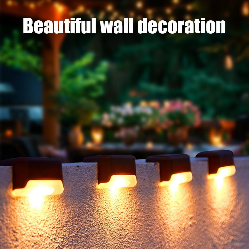 Outdoor Solar Deck Lights, Solar Step Lights Waterproof Led Solar Lights, Outdoor Stairs Solar Lights, Outdoor Lights for Deck, Step, Railing, Wall, Patio, Stair and Driveway Path (24 Pack) image number 2