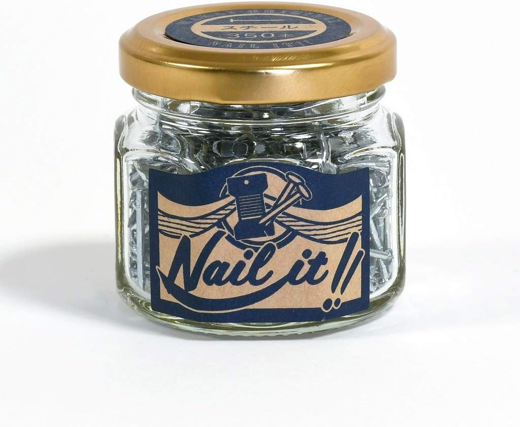 Wakaisangyou NB70002 Nail It!! String Art, Nail in Bottle, Shinchu, Nail Size: Length: 0.7 Inches (19 Mm), Thickness: #17 (Approx. &Phi;0.06 Inches (1.47 Mm), 230 Pieces - Stainless Steel image number 3