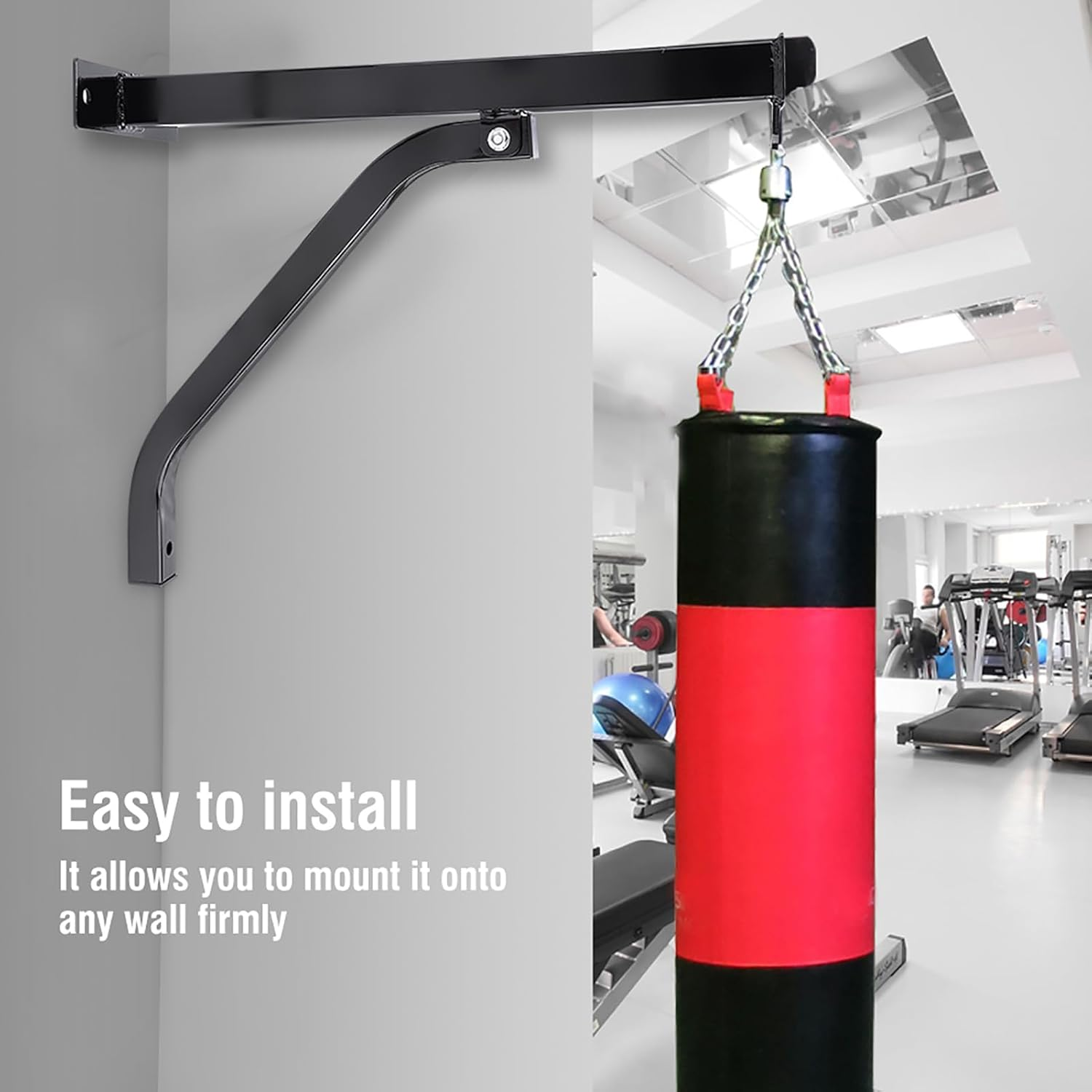 Heavy Duty Steel Construction Hanging Stand for Boxing Punch Bag,Max Load up to 100Kg image number 6