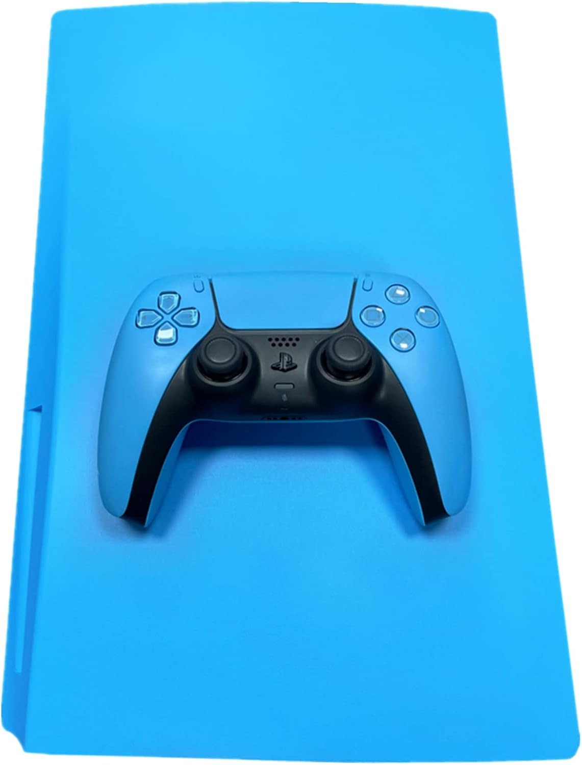 Disc Edition Face Plates Cover Skins Shell Panels for PS5 Console, Accessories for Playstation 5 Protective Replacement Faceplates Dustproof Anti-Scratch (Starlight Blue)