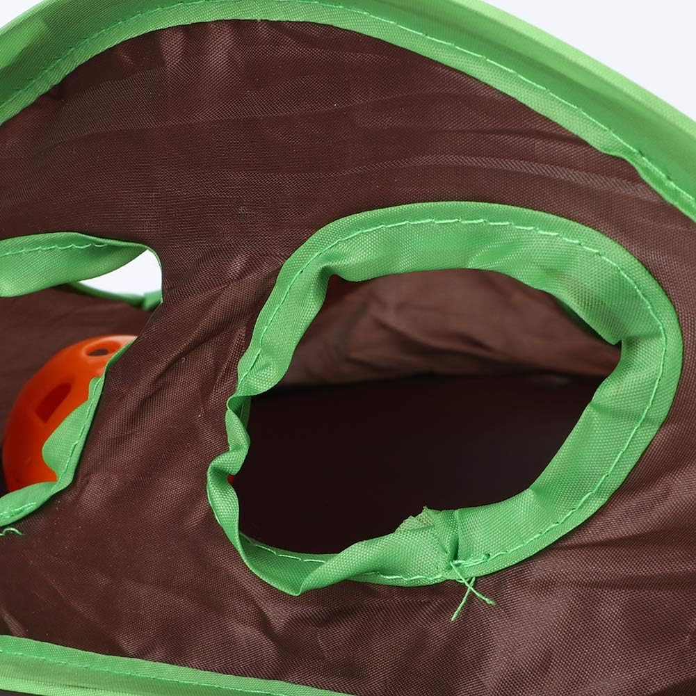 1 Set Foldable Cat Toy Pop up Open Mouse Hunt with Bell Ball Funny Interactive Hunting Pet Toys the Mouse inside Will Be Very Interesting. Perfect for Several Cats image number 5