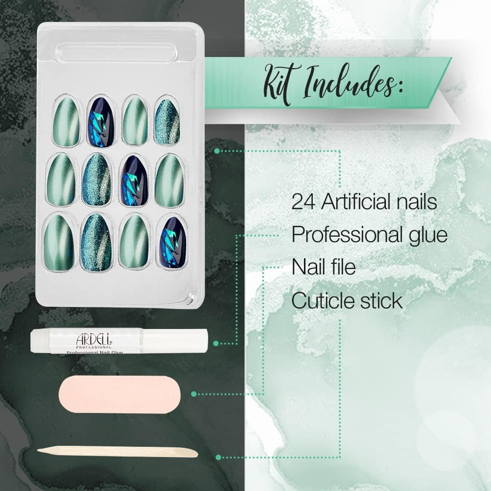 Ardell Ardell Nail Green Glittr Chrme, 1 G, Green Glitter Chrome (75887) image number 1