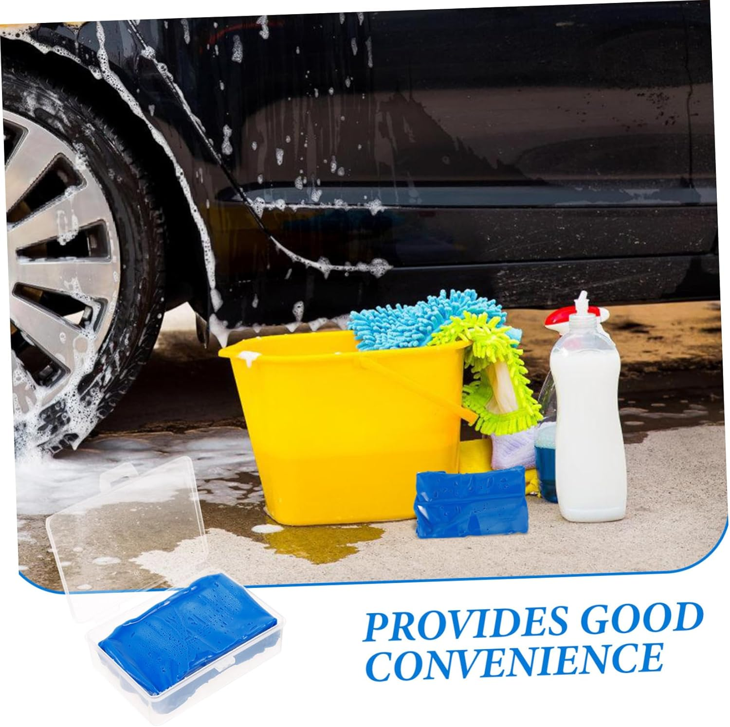 Beatifufu 180G Clay Bar Car Cleaning Tool Gentle Automotive Cleaning Supply for Scratch Detailing Compact Soft Gel for Effortless Vehicle Surface Care