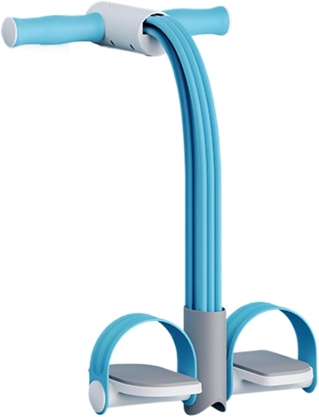 Gihioue Pedal Tension Rope, Elastic Yoga Strap Resistance Bands Voice Count, Multifunction Leg and Abdominal Trainer Equipment for Adult Teenager Sports Lovers Sit Up