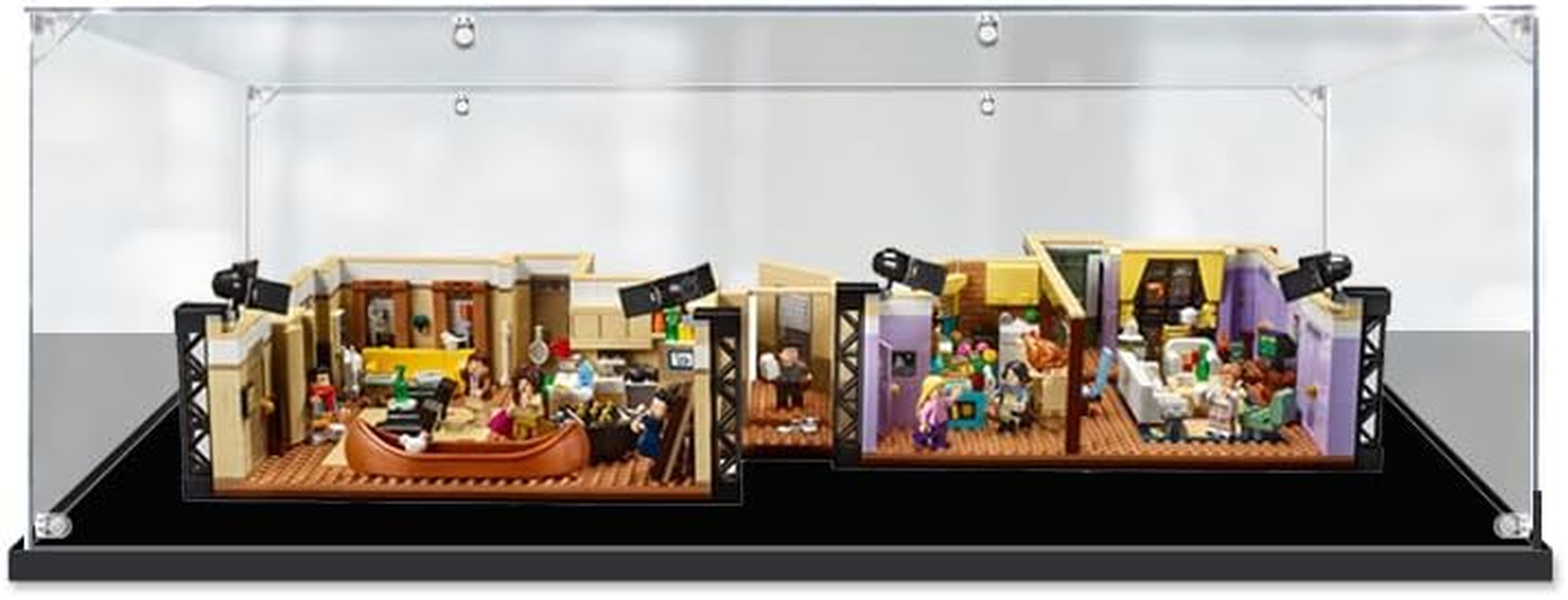 Acrylic Display Case for Technic 42141 Mclaren Formula 1 Race Car F1, 42171 Mercedes AMG F1 W14 E Performance, 10292 the Friends Apartments TV Series Dustproof Protection Clear Showcase image number 4