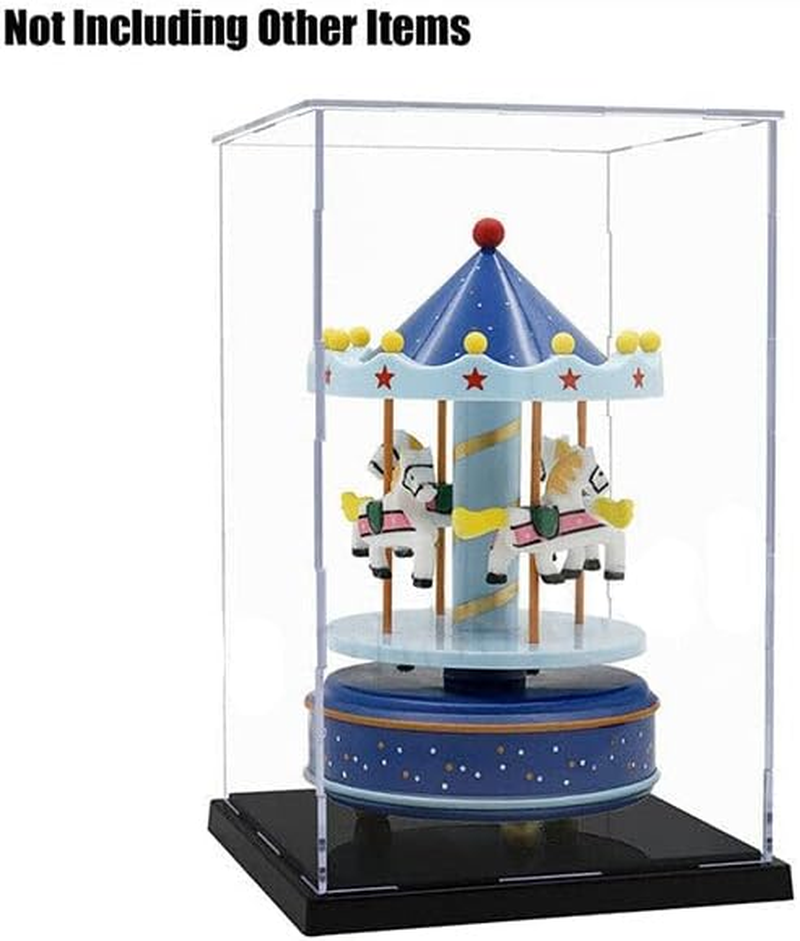 Acrylic Display Case Clear Box Dustproof Large Self-Install Cars Trucks 40Cmh, Self-Assembly, Perfect for Cars, Trucks, Collectibles, Action Figures, 1/24 Diecast Models image number 5