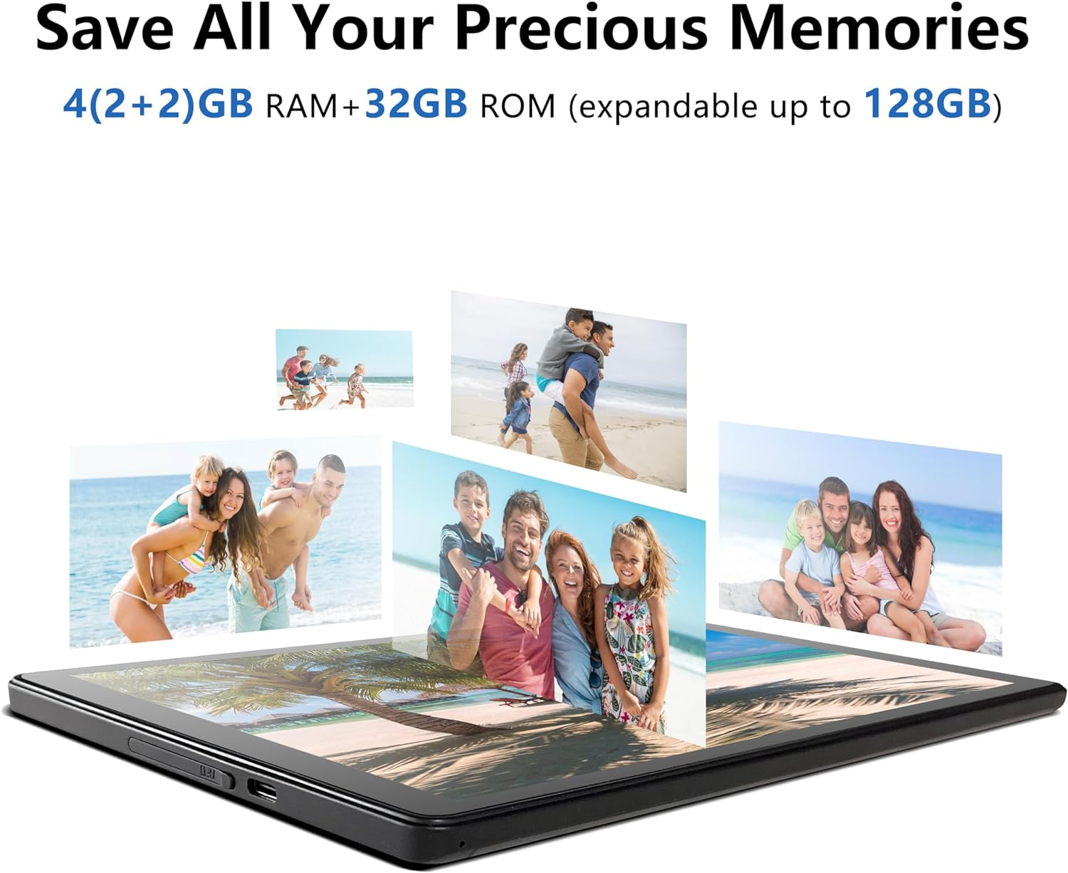 Android 13 Tablet,10 Inch Tablets with Protective Case, Quad Core Processor, 5.0MP Front+8.0Mp Rear Camera, 5000Mah Bluetooth IPS Tablets, Wi-Fi Tablet image number 5