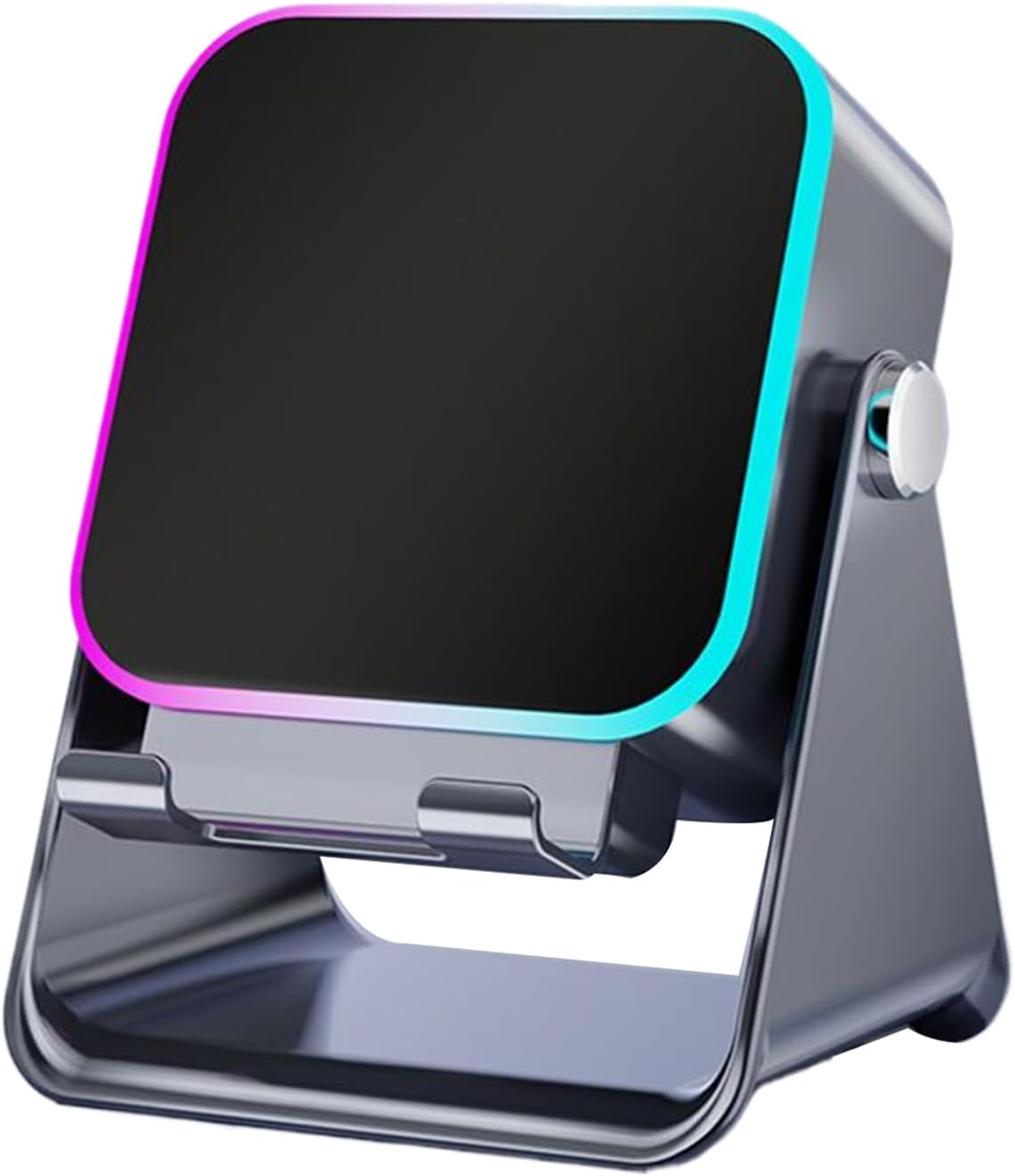 Zasdvn Wireless Induction Speaker | Audio Station Foldable with Light,10W Phone Stand Speaker - for Home Office Travel Christmas Birthday Men Women Boyfriend Girl