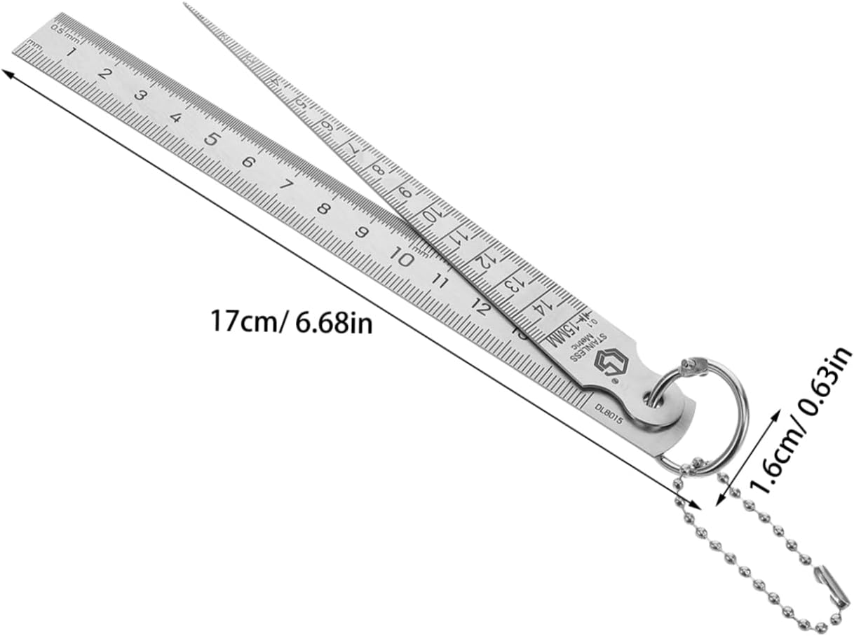 ZUNOXAZ Stainless Steel Gauge for Automotive Use Precision Gauge Tapered Measuring Tool for Car Gaps and Lightweight Design for Easy Portability image number 1