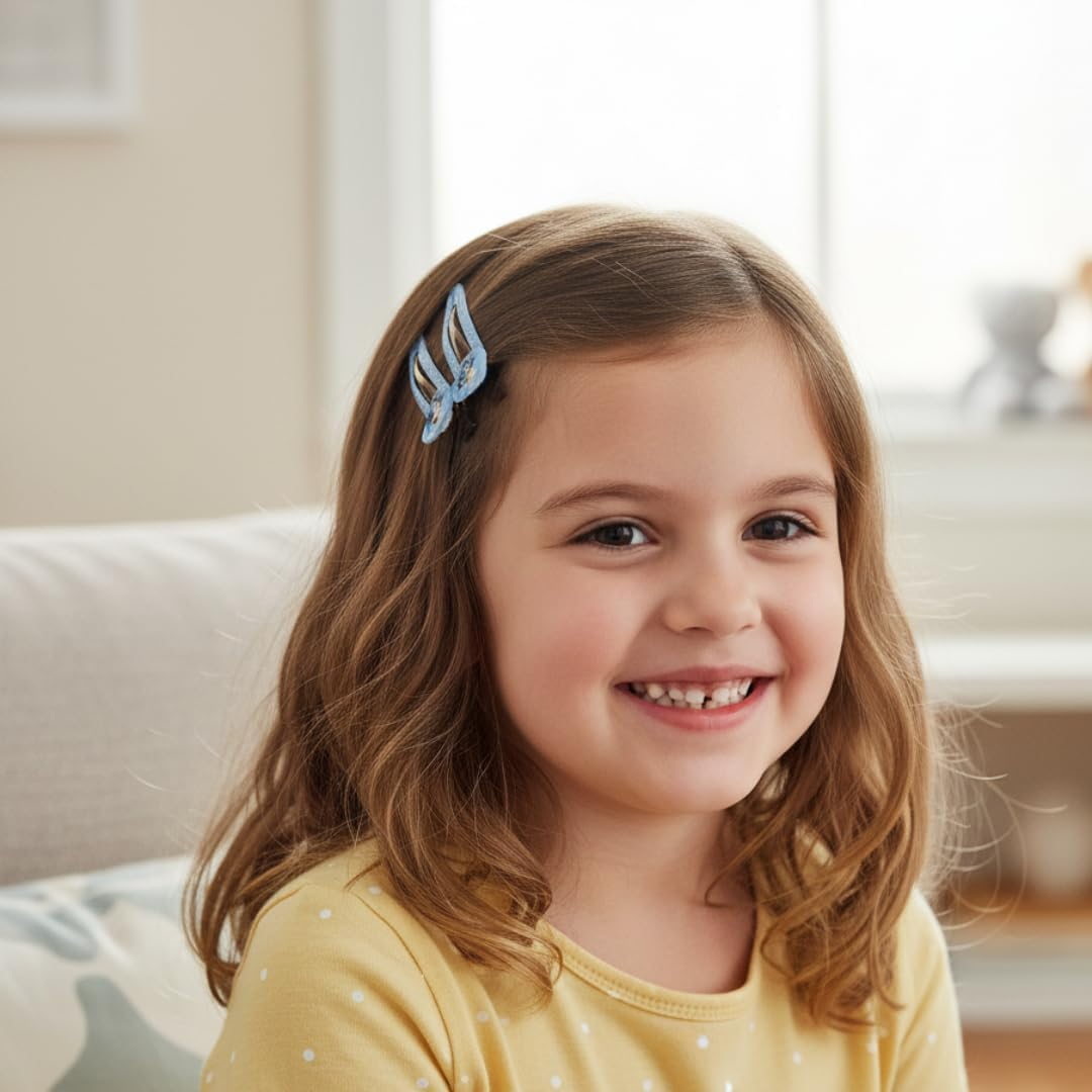 CERD&Aacute; LIFE'S LITTLE MOMENTS, Bluey Hair Accessories, Hair Clips Girls, Hair Clip Children for Girls, Hair Accessory Set, Perfect as a Bluey Gift, Pack of 4 image number 4