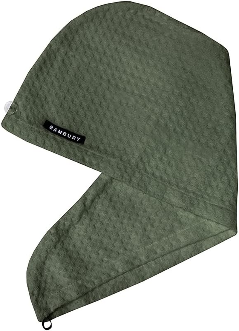 Bambury Matrix Microfibre Hair Wrap, Moss image number 2