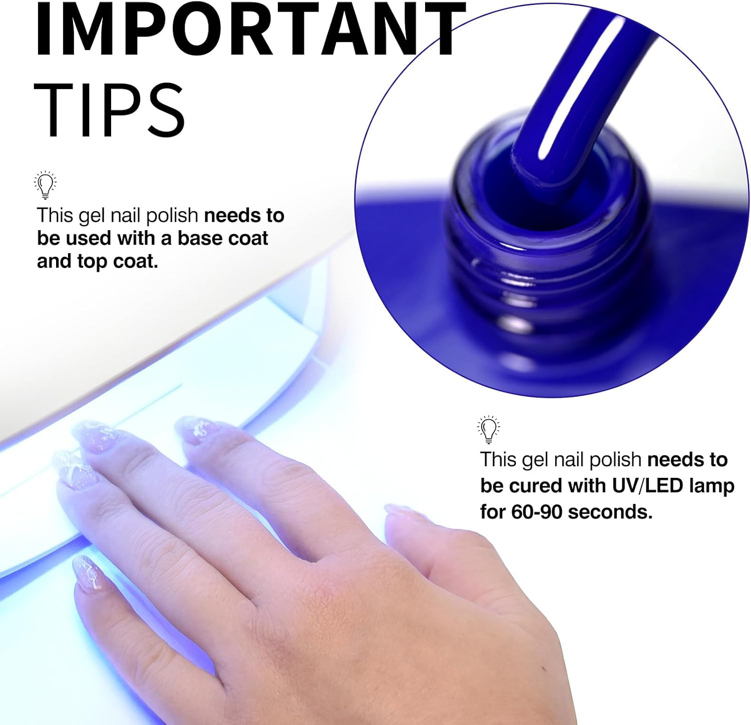 CANNI CC1 30Pcs 9ML Gel Nail Polish Set, Black Hot Pink Green Yellow Purple Blue Gel Polish Kit Soak off LED UV Nail Art Starter Manicure Salon DIY at Home