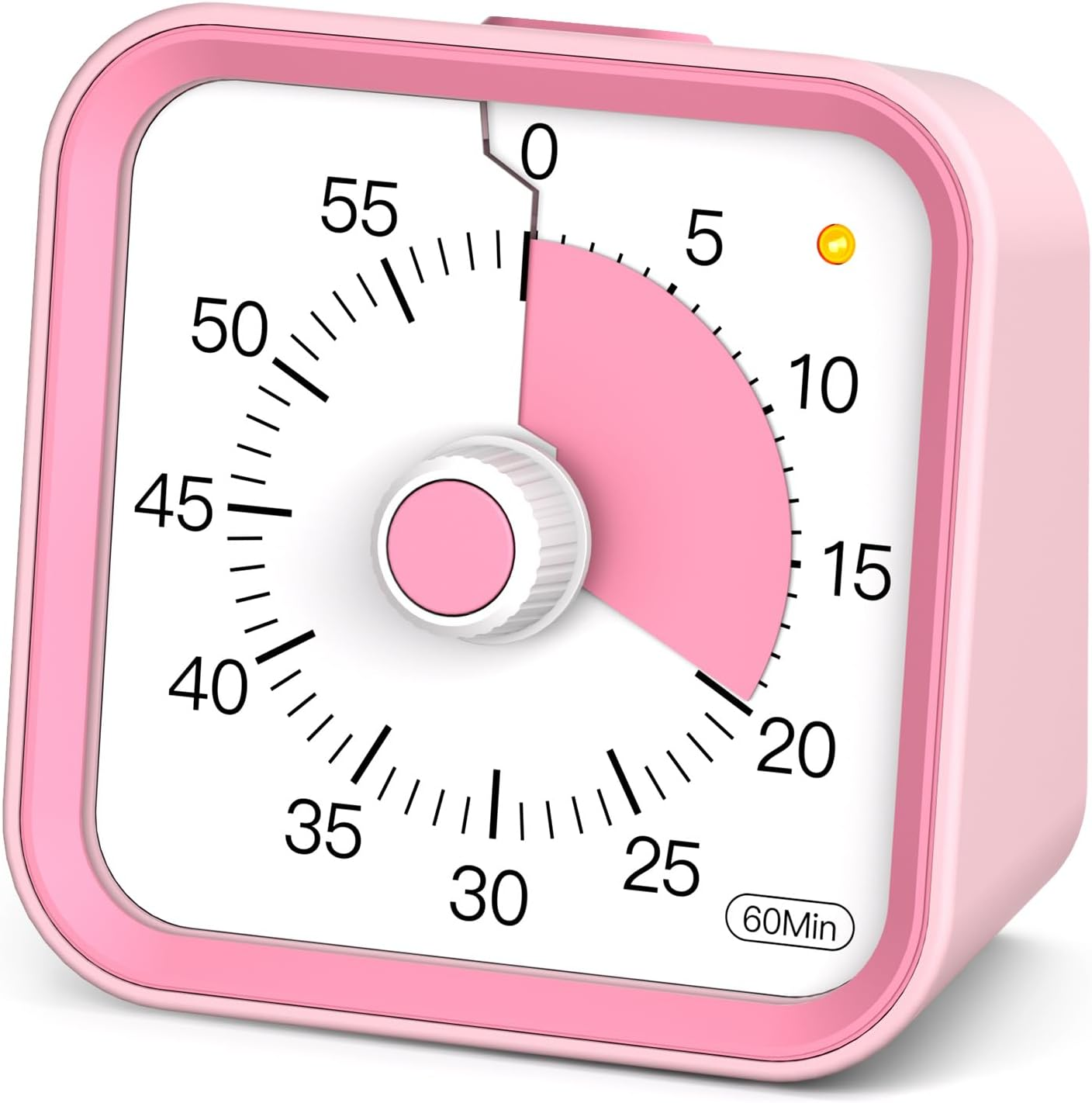 Visual Timer with Pause Function for Kids and Adults, Productivity Timer for Study, Teaching, Kitchen Cooking, Office Meetings, Time Management for ADHD (Purple)