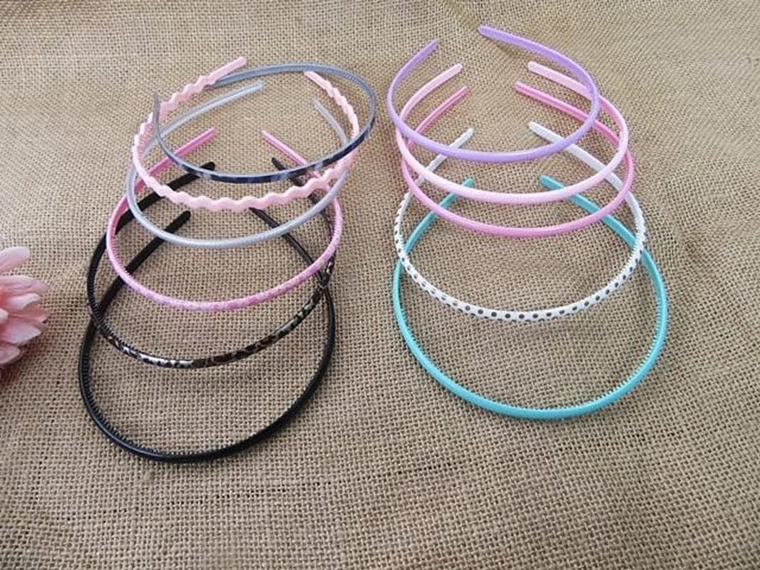 48Pcs Thin Headband Hair Band Hair Hoop Head Wear Various Design