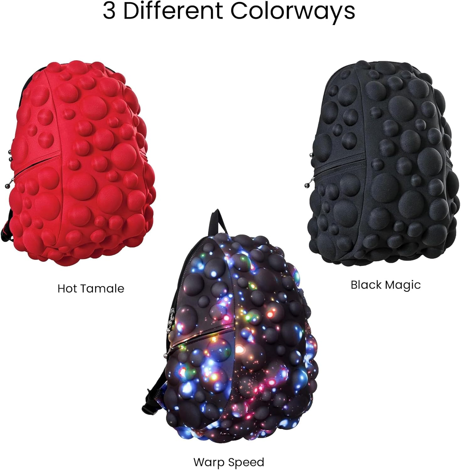 Madpax Bubble Backpack - Ultra Smooth Nylon Backpack - Backpack for Kids with Adjustable Straps image number 3