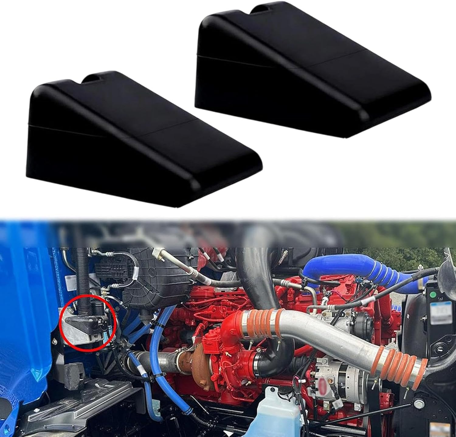 Magideal L85-6081 Support Replacement M75681 for 567 579 Semi Trucks Repair Parts Quick Installation Accessory Sturdy, 2 Pieces