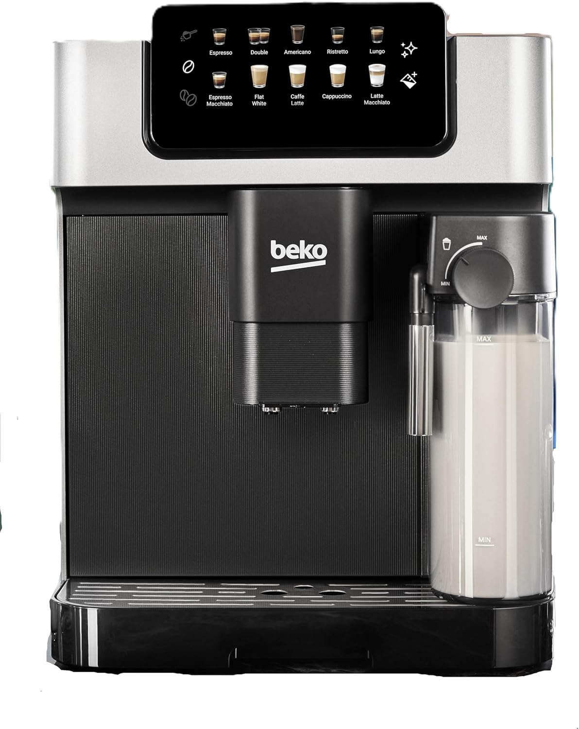 BEKO Caffeexperto Automatic Espresso Machine CEG 7348 X with Milk Frother and Cup image number 2