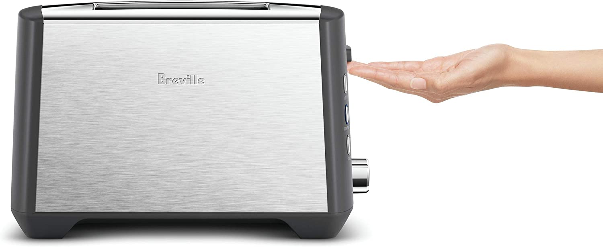 Breville the 'A Bit More' plus 2-Slice Toaster, Brushed Stainless Steel, BTA435BSS image number 3