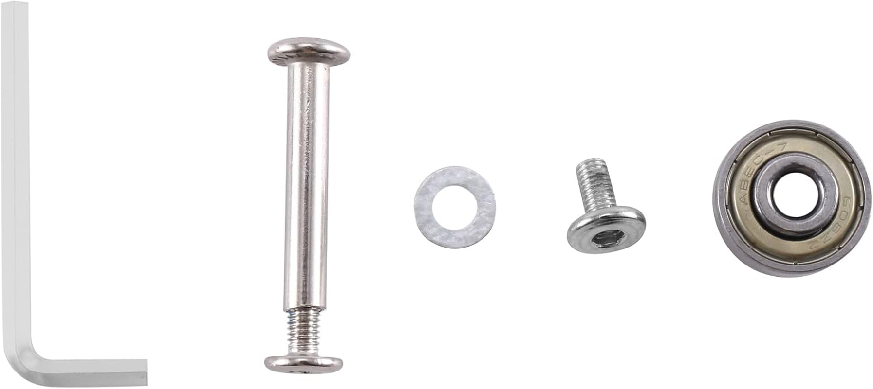 80X24Mm Luggage Replacement Wheels with 6Mm Carbon Steel Bearings for Suitcase Skate - 1 Pair image number 4