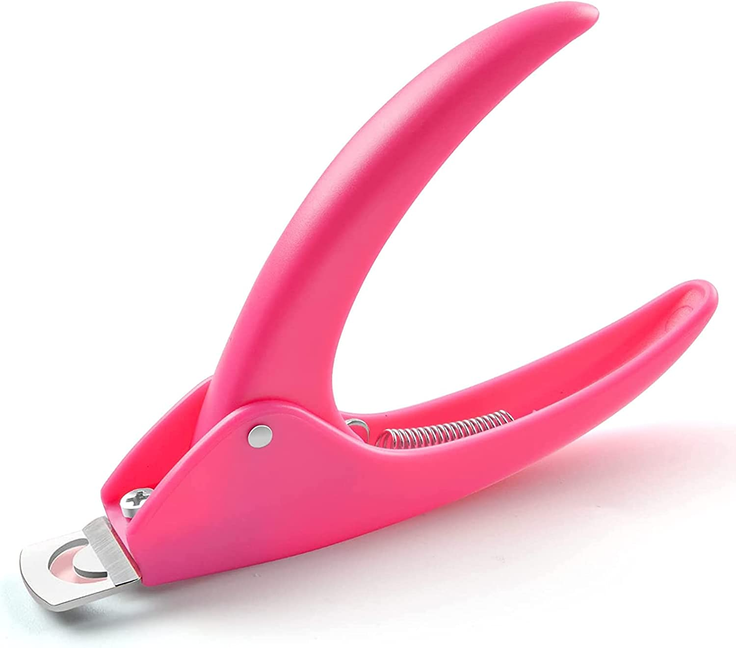 Professional Acrylic Nail Clippers Fake False Nail Tip Cutter Nail Trimmer for Artificial Nail Extension Manicure Pedicure Sharp Blade Nail Art Tool Beauty Salon Nail Tech Home DIY Use (Black)