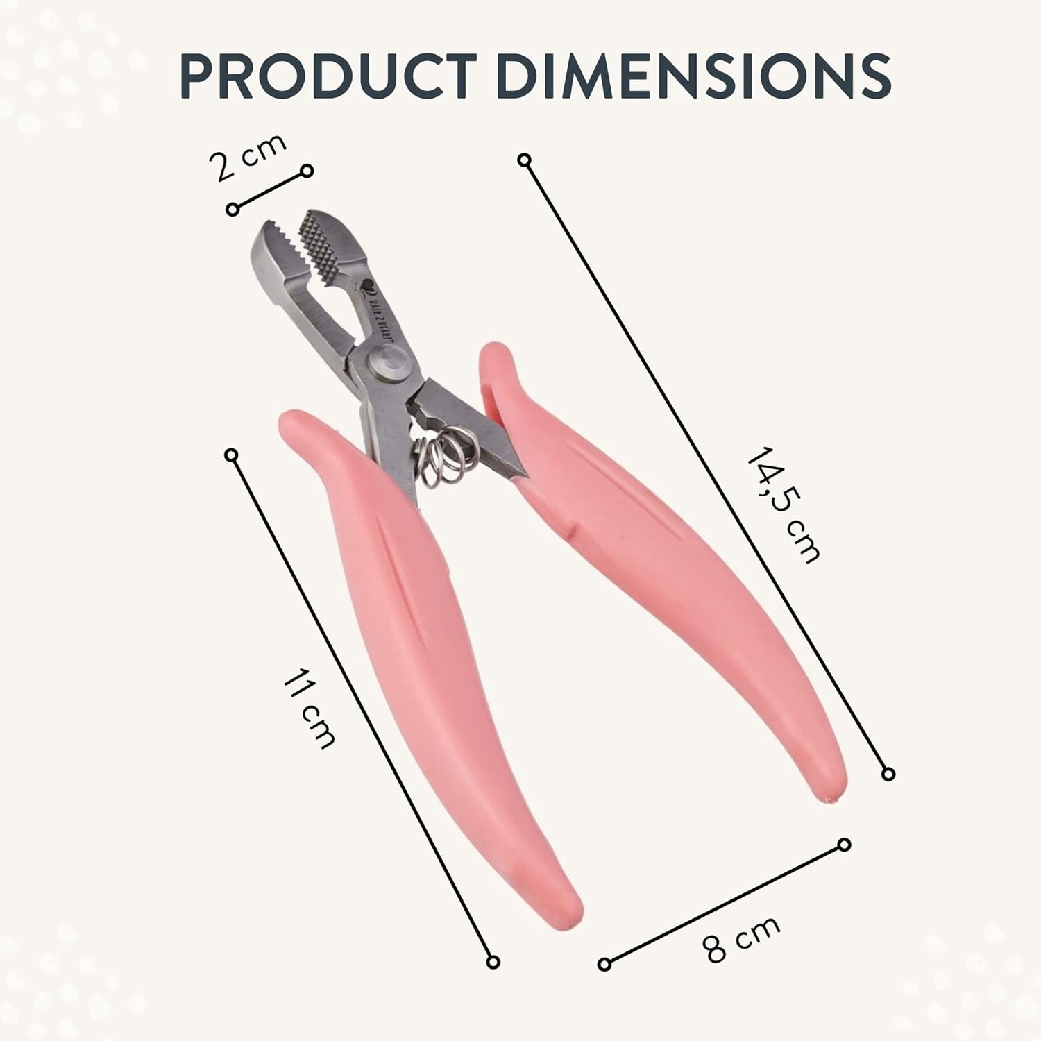 Hair2Heart Remover Pliers | Bonding Hair Extensions Remover Tool - Efficiently Removes Keratin and Micro Rings, Ensuring Safe and Easy Extension Removal &hellip; image number 4