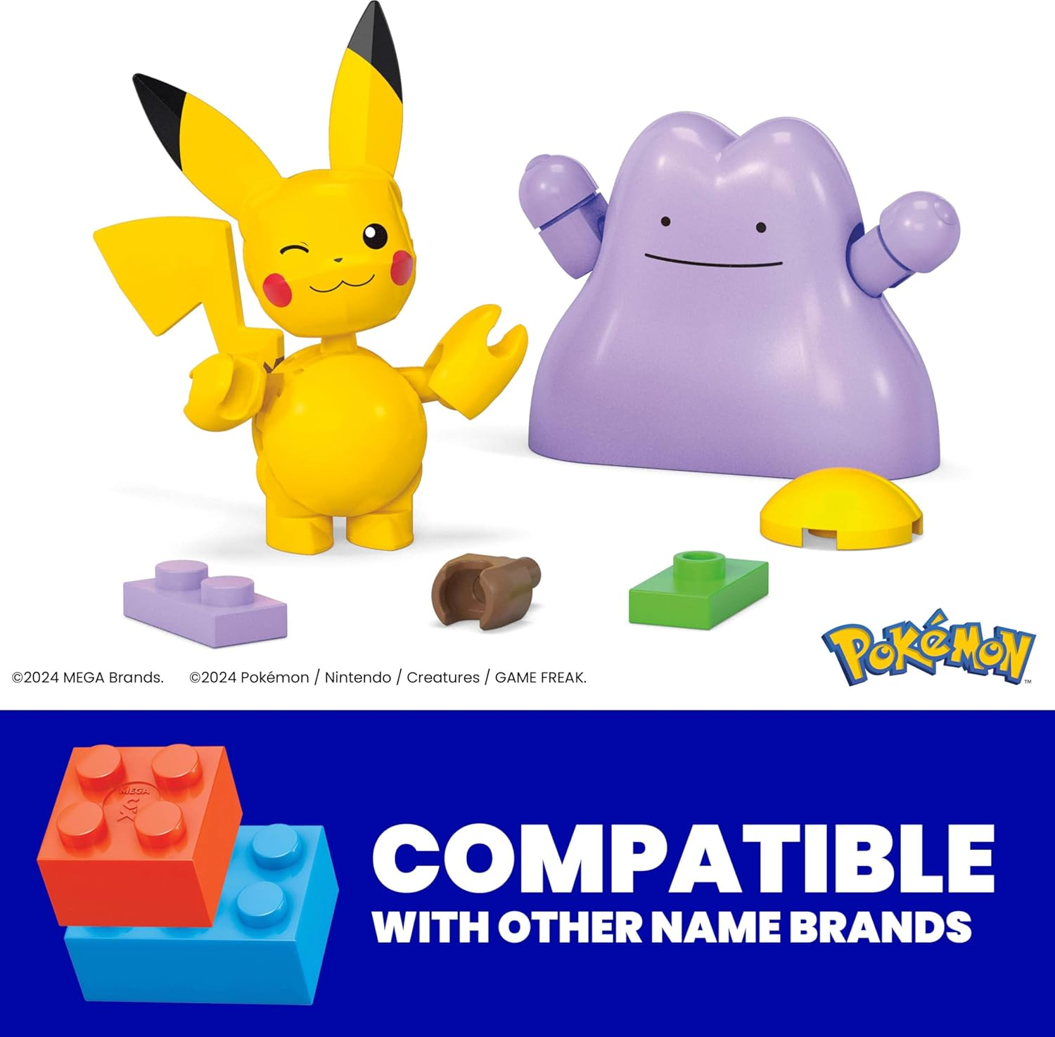 MEGA Pok&eacute;mon 2Er Pok&eacute;ball Set - Pikachu Und Ditto image number 3