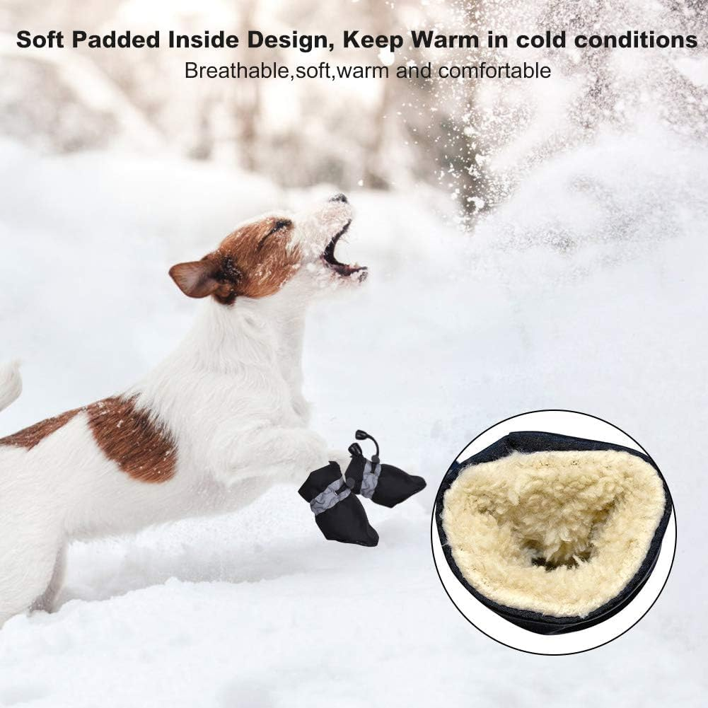 Anti Slip Adjustable Breathable Pet Snow Shoes, anti Slip Waterproof Protective Dog Shoes Rain Boots Pet Socks Booties Dog Outdoor Shoes Running Shoes (XL Large) image number 1