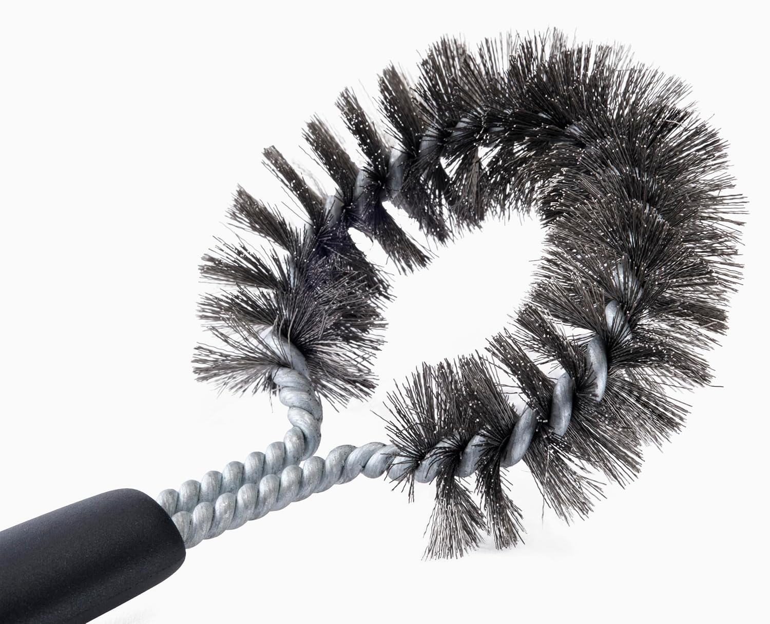 Joseph Joseph Grillout Heavy-Duty BBQ Cleaning Brush, Retractable Head with Wire Bristles, Stainless Steel Handle, Easy to Clean image number 1