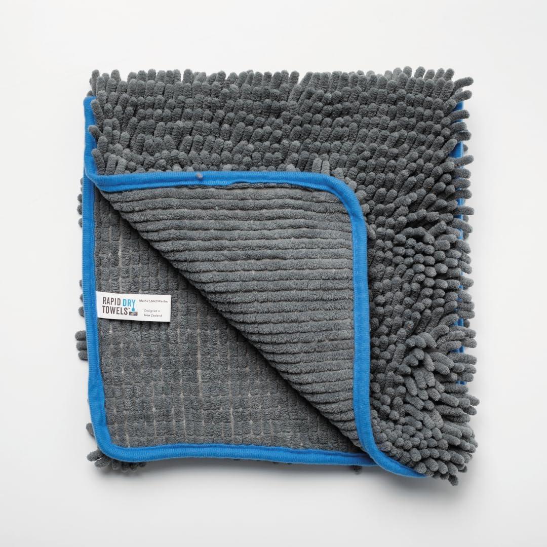 Mach 2 Speed Car Wash Towel &ndash; Ultra Absorbent Microfiber &ndash; (2X1Ft / 60X30Cm) &ndash; Fast, Scratch-Free Cleaning for Cars, Suvs, and Bikes