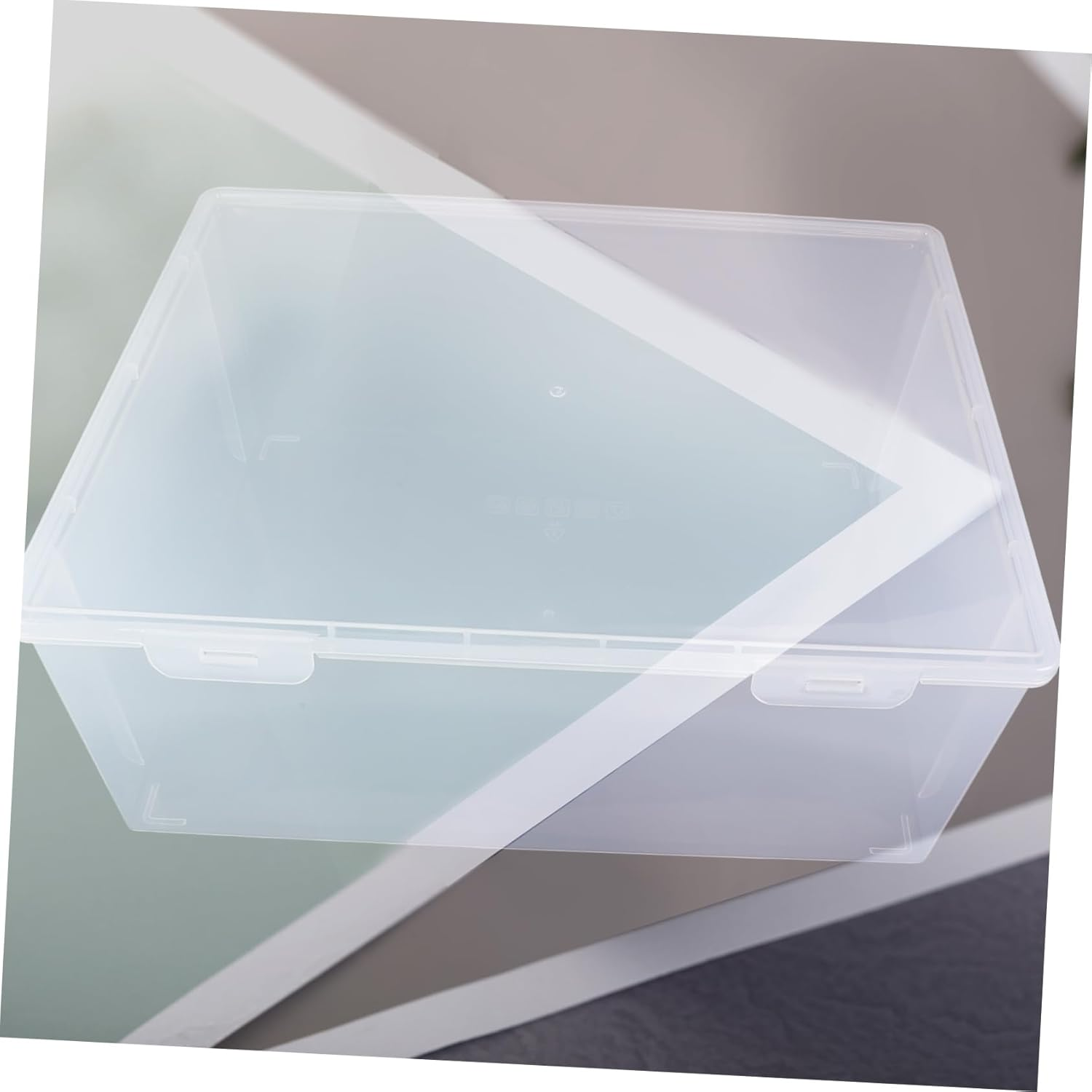 OFFSCH Desk Organizer Storage Box A4 File Paper Storage Case Portable Design for Office image number 4