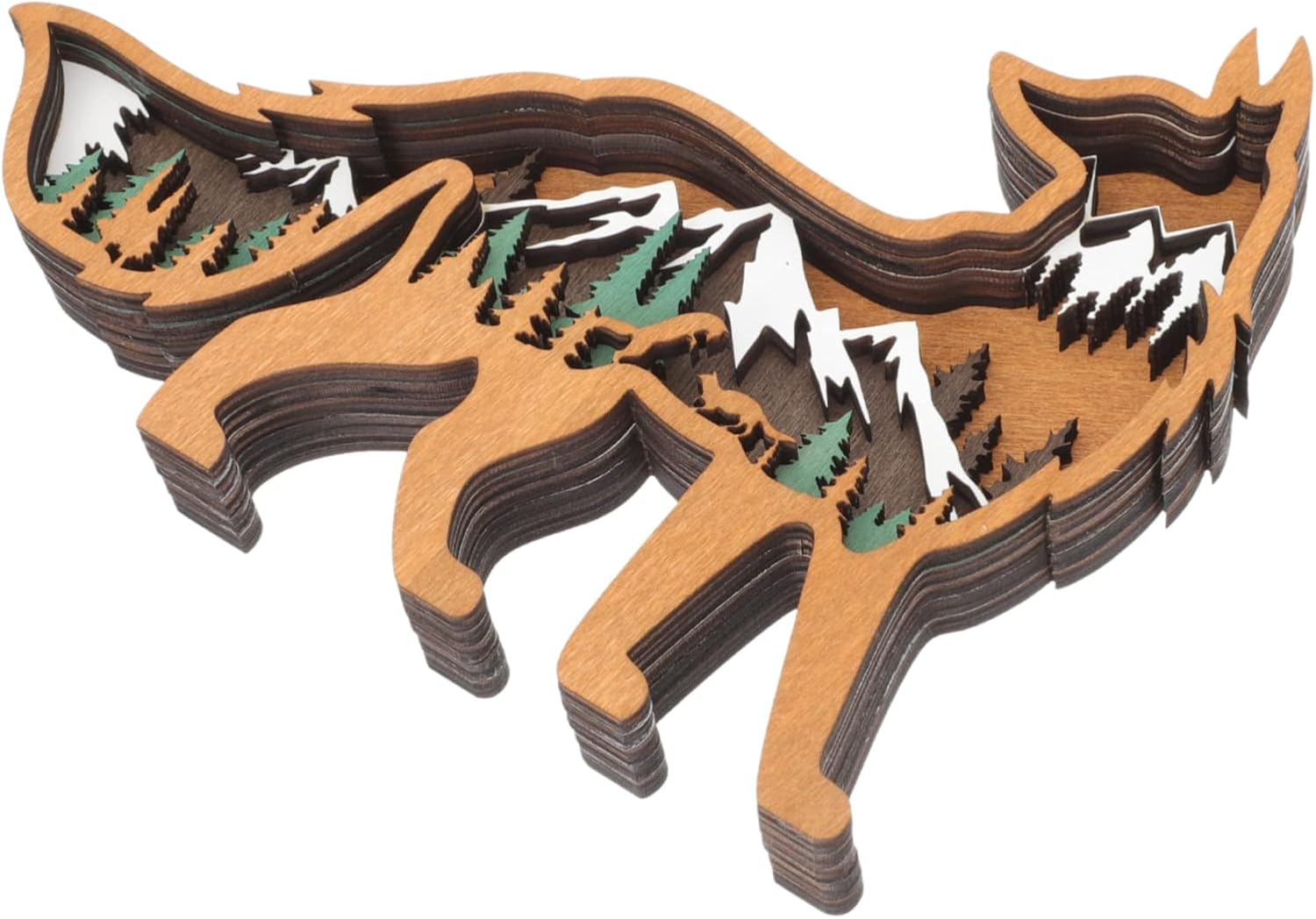 House Decoration Items Xmas Wood Ornament Wall Hanging Decor Outdoor Christmas Decorations Felt Christmas Description image number 2