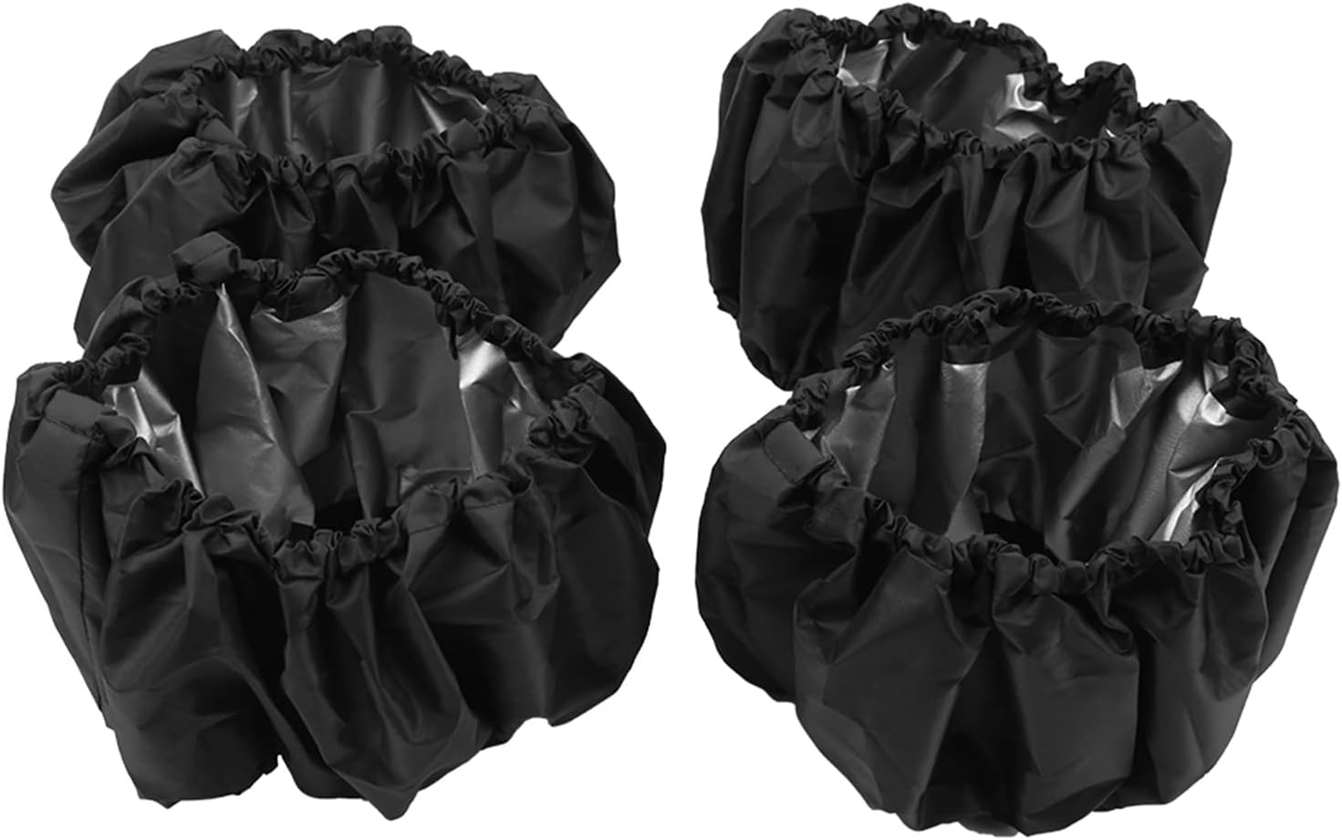 Hyuduo Baby Stroller Wheel Cover Waterproof Oxford Fabric Pram Accessory - 4 Pack for Parents with Babies at Home (Large Size Single) | Durable Replacement Wheel Protector, Universal Fit for Most Prams and Strollers, Easy to Install, Machine Washable, Anti-Dust and Mud Guard for Outdoor Use image number 2