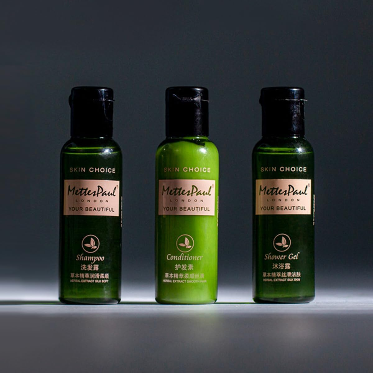 AIMALL 20Pcs 5-Star Hotel Disposable Bath Set - Shampoo, Shower Gel and Conditioner for B&B and Hotel | 2.5Cm X 8.7Cm Bottle image number 5