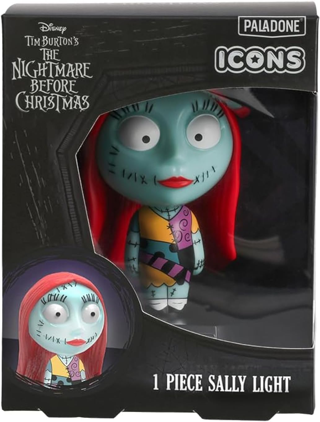 Paladone Sally Icon Light - Officially Licensed Nightmare before Christmas Merchandise, Collectible Gift for Film Fans, Spooky Halloween Decor, Battery Powered, (10 Cm) image number 3