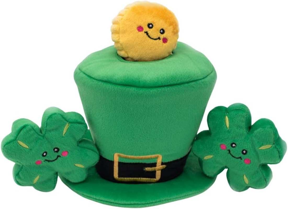 St. Patrick'S Burrow Interactive Dog Toy (Leprechaun Hat) image number 1