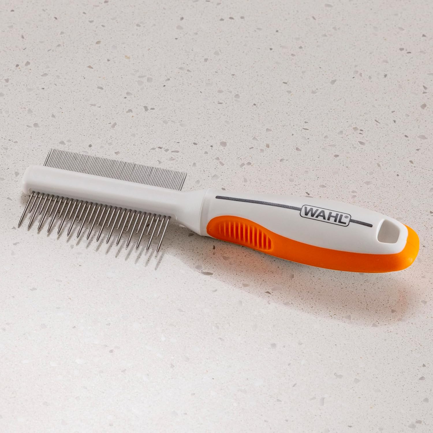 Wahl Animal White/Orange 2-In-1 Flea & Finishing Comb WE58913 image number 4