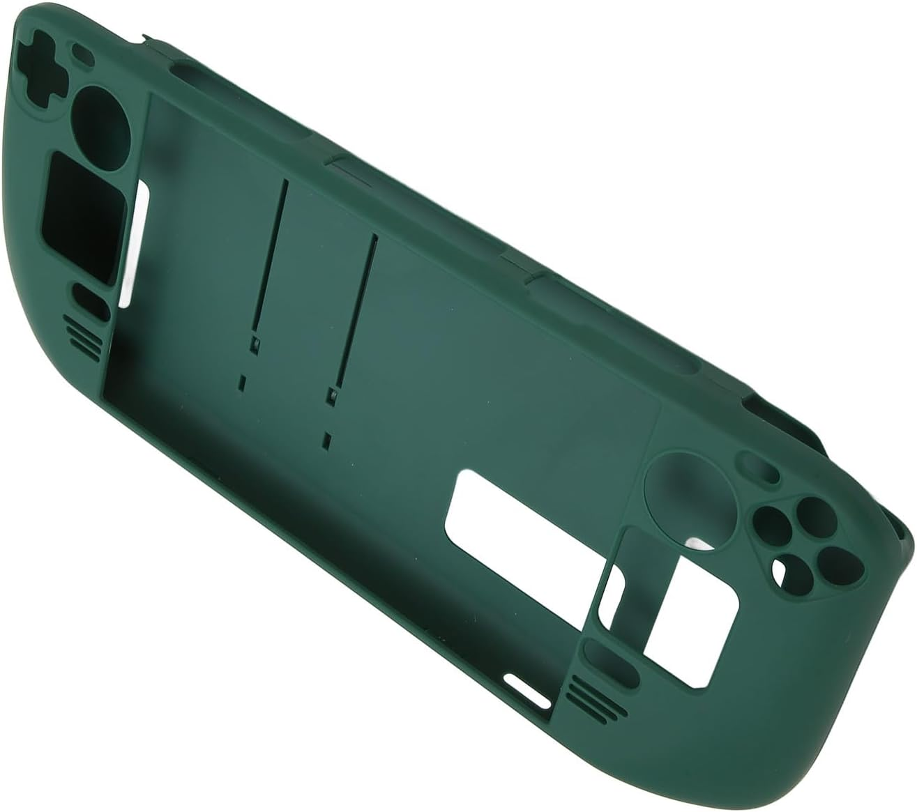 Protective Case for Steam Deck, Colorful Full Cover Gaming Protective Case with Stand for Steam Deck Game Handhelds,Pc Material, Gaming Handheld Case Accessory (OD Green) image number 1