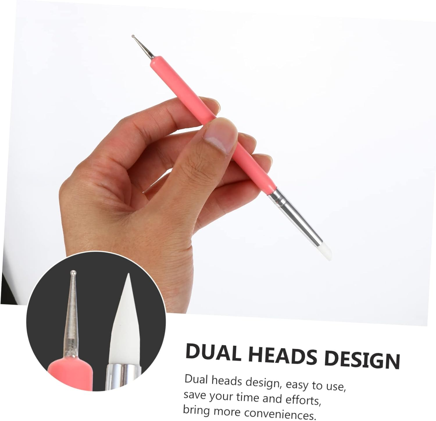 BIUDECO 5Pcs Diy Nail Art Pen Nail Art Tools Gel Pen Lining Brush Dotting Tool image number 5