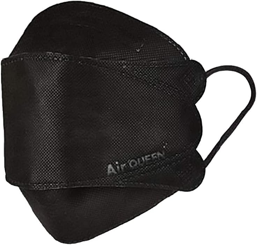 Black Airqueen Nano Fiber Filter Face Safety Mask for Adult, Individually Packaged, Made in Korea image number 6