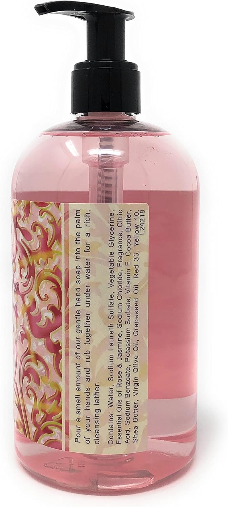 Greenwich Bay ROSEWATER JASMINE Shea Butter Hand Soap Enriched with Cocoa Butter and Jasmine Oil 16 Oz image number 1