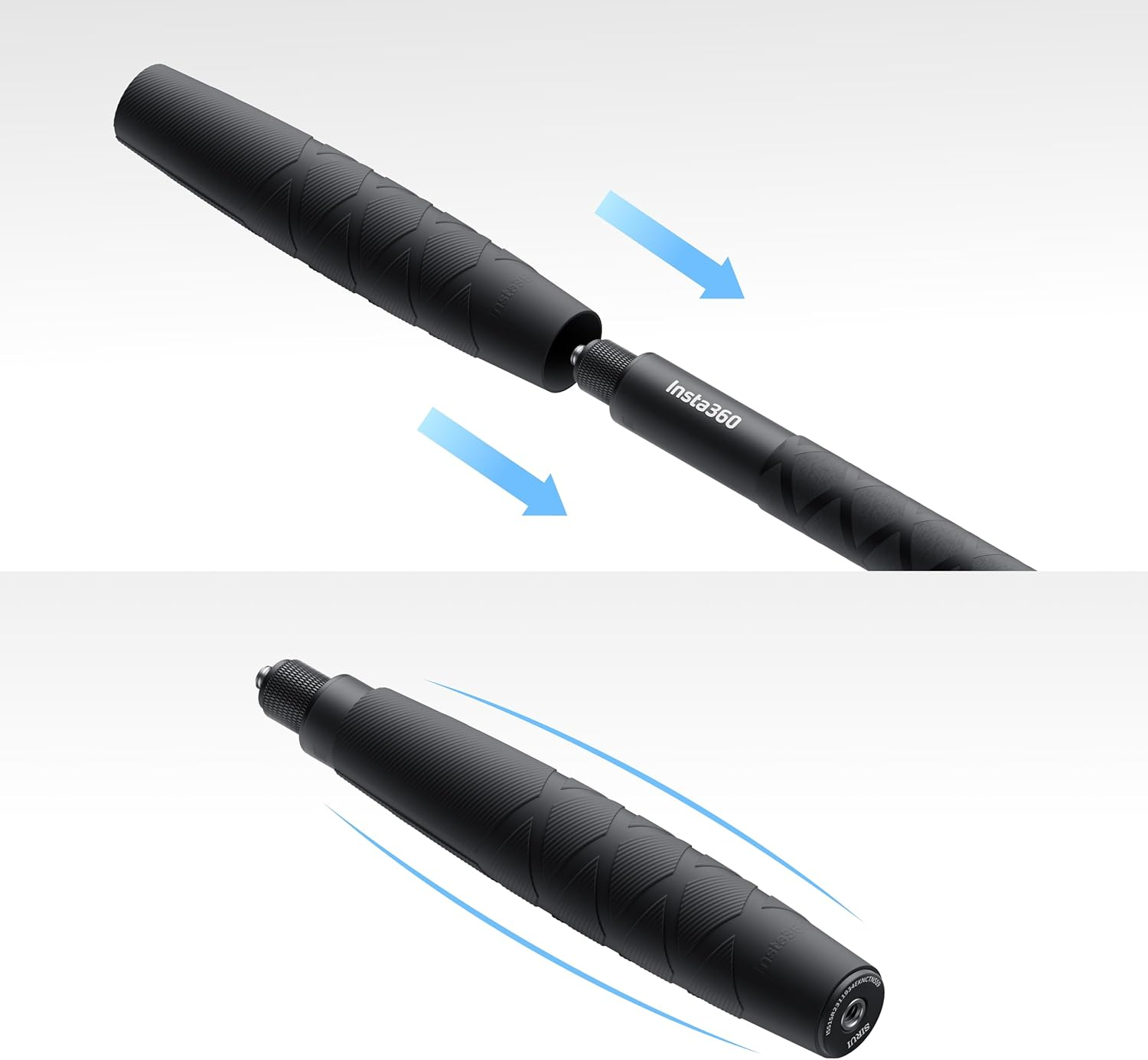 Insta360 85Cm Invisible Selfie Stick, Aluminum Alloy Invisible Pole, Removable Grip Sleeve, Compatible with Insta360 Ace, Ace Pro, Ace Pro 2, GO 3, GO 3S, GO Ultra, ONE X2, X3, X4, X5 image number 1