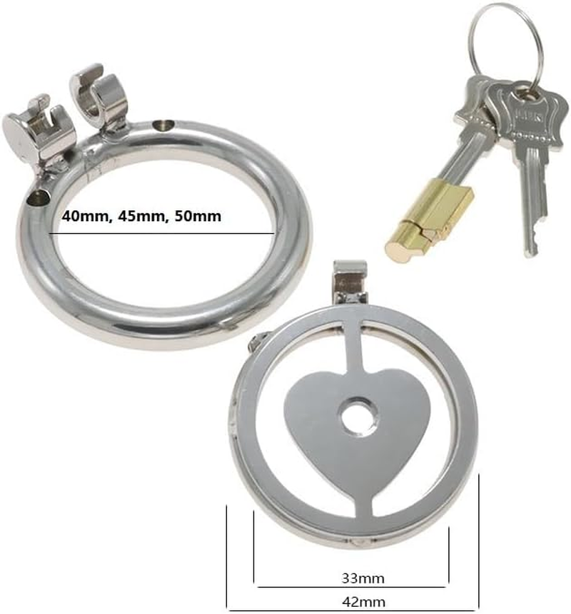 Sex Toys Stainless Steel for Men BDSM Penis Cage with Urethral Catheter Chastity Cage Chastity Lock Male Metal Beginner Device Penis Ring Prevent Erection Couple Dildo Sex Toys Stimulator image number 5