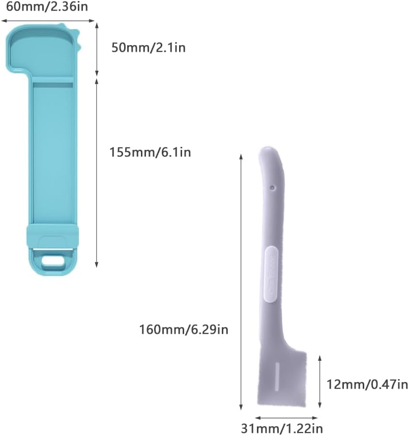 3 Pack Creamy Cat Treats Spoon Lickable Cat Strip Feeder Squeeze up Cream Squeezable Puree Dispenser Holder for Wet Lickable Cats Treats Squeezable Creamy Pur&eacute;e Tubes Cats Topper image number 3