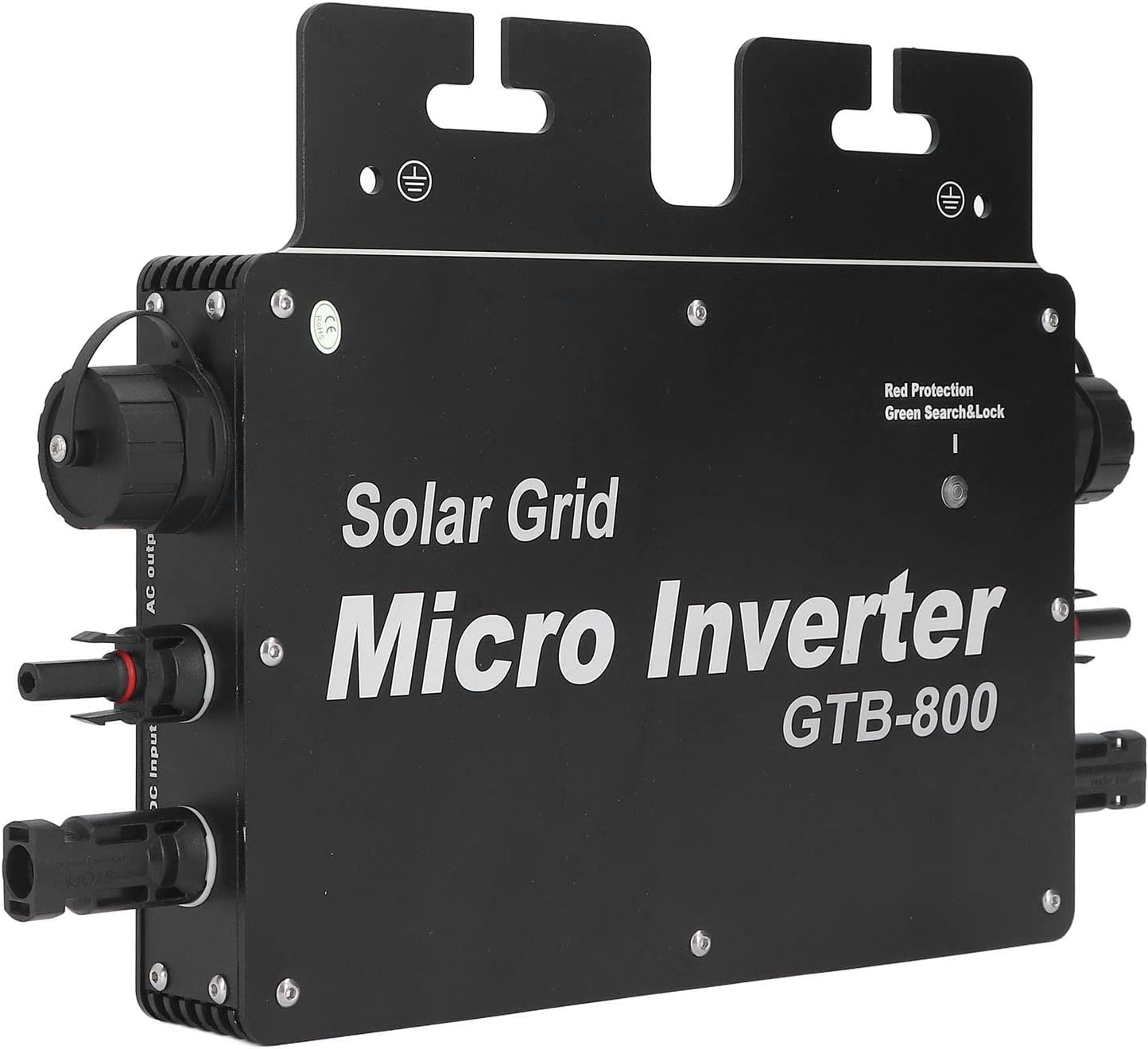 Marhynchus 800W Solar Inverter Wifi Control Automatic Identification Power Inverters DC to AC 120V Solar Grid Tie Micro (AU Plug)