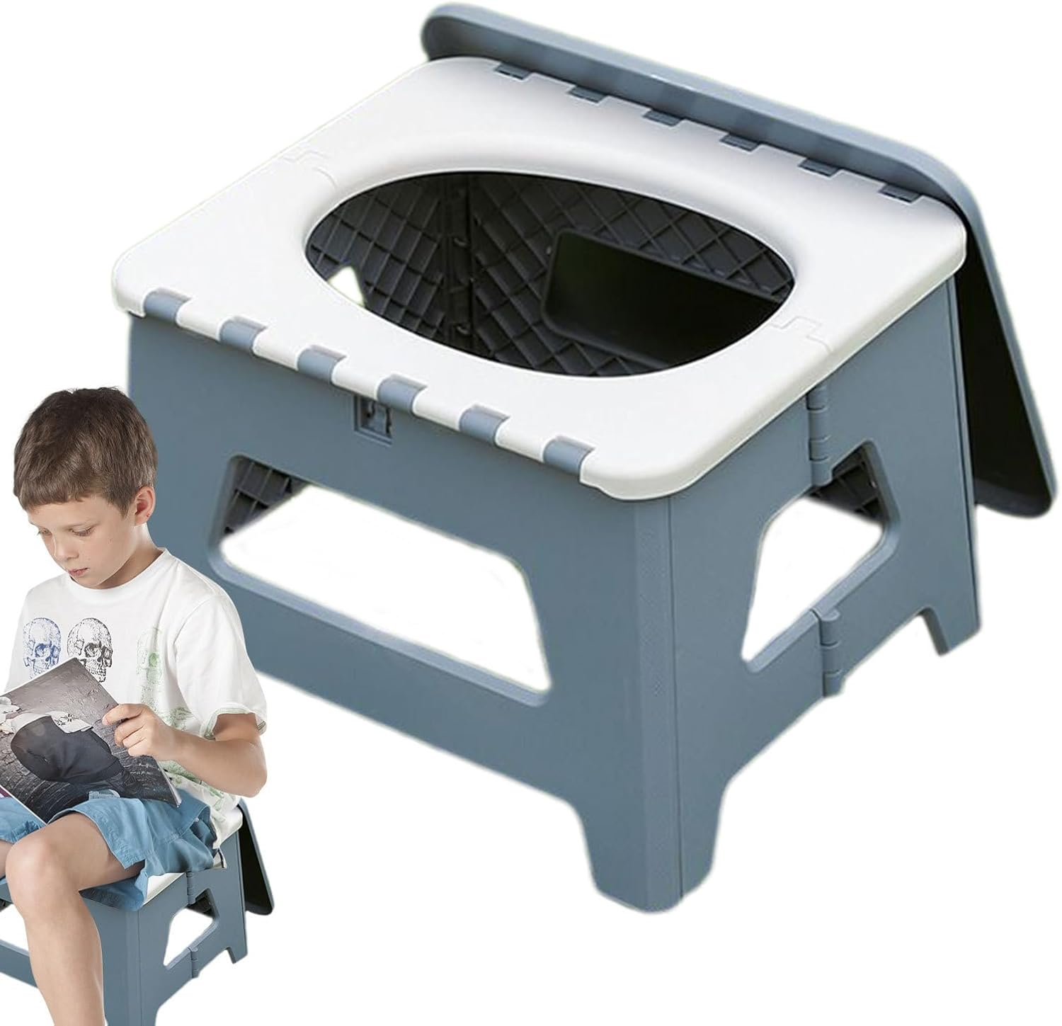 Camping Toilet - Toilet Camping,Foldable Seat Stool Privacy Accessories for Backpacking Hiking Tent RV Travel Car Boat