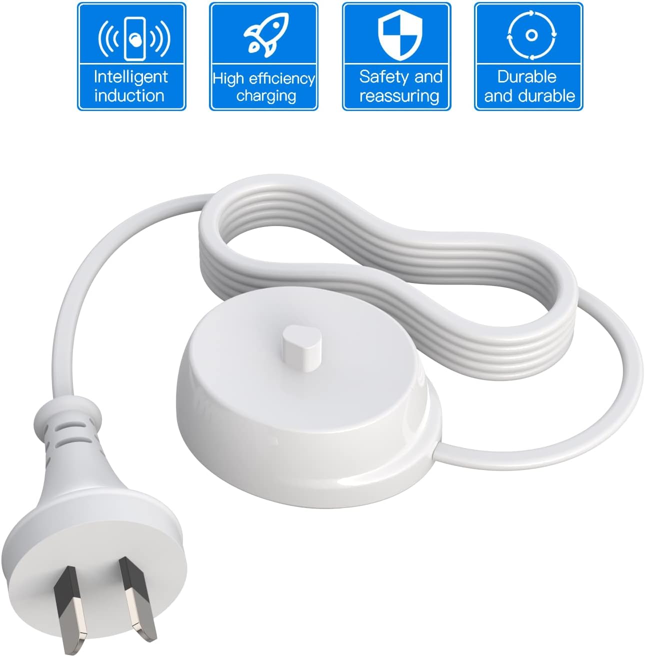 Braun Electric Toothbrush Charger 3757, Compatible with Braun Pro/Vitality/Smart/Genius/Io Series, USB Charging, Waterproof, Portable image number 3